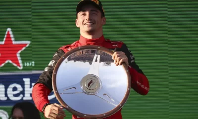 Charles Leclerc se corona en Gran Premio de Automovilismo de Australia