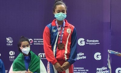 Rosailiz Santana gana medalla de bronce en modalidad arranque del Mundial de Pesas en México