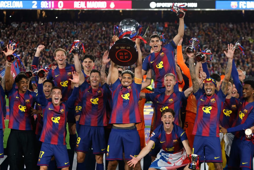 Barcelona vence a Real Madrid y se corona campeón de La Liga; logra su 29º título