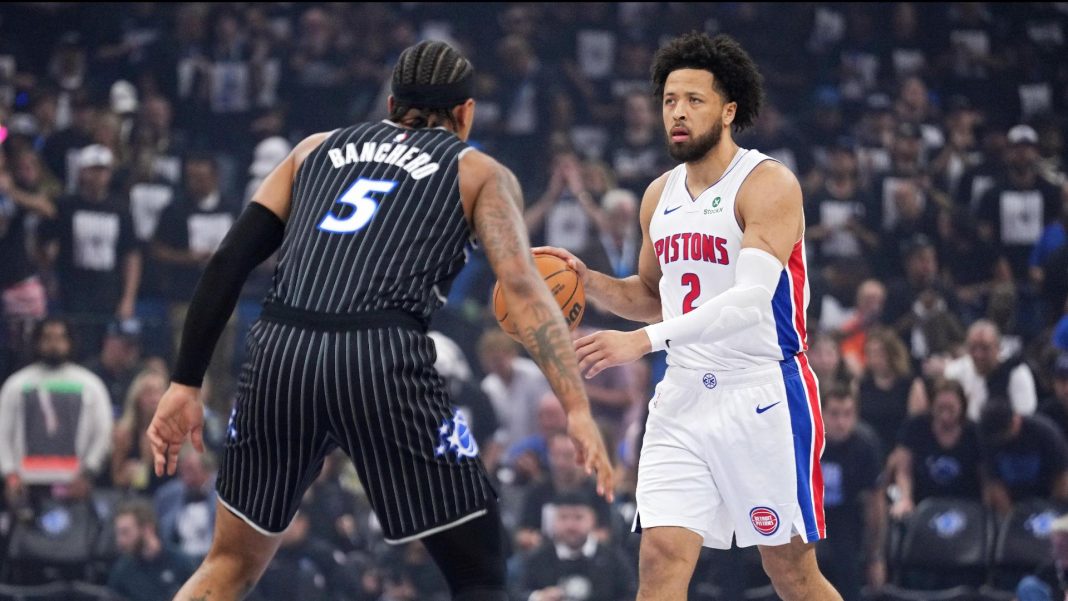Cunningham lidera a Pistons superar desventaja de 24 ptos. para vencer a Magic; igualan serie 3-3