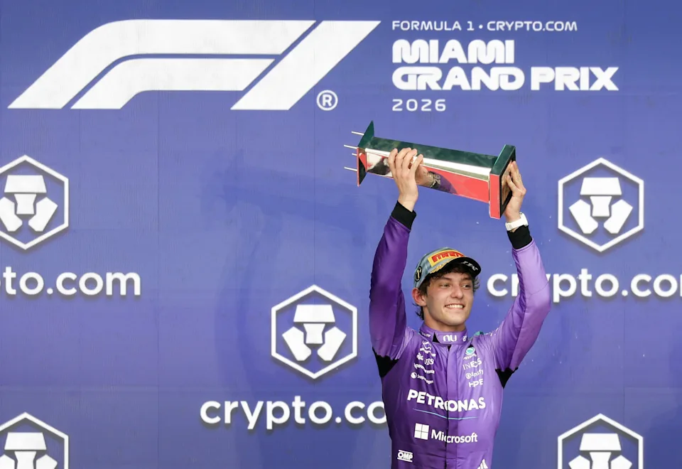 Italiano Antonelli gana Gran Premio de Automovilismo Fórmula Uno de Miami