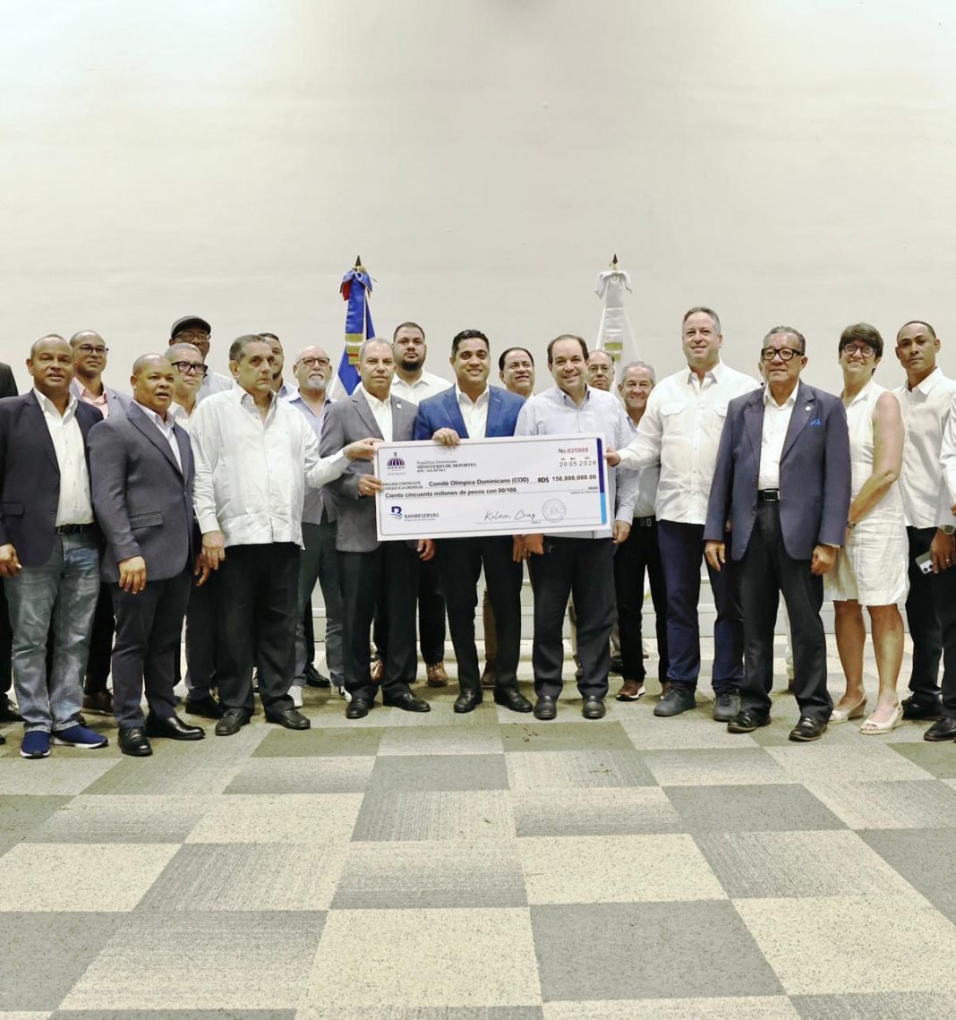 Gobierno entrega otros 150 millones al COD para preparación atletas JCC-Sto. Dgo. 2026; van 893 mm