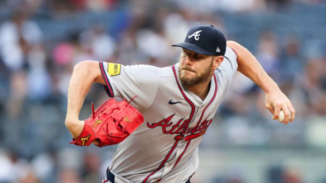 Sale en camino a Cy Young blanquea a Dodgers con 11 ponches en triunfo Bravos