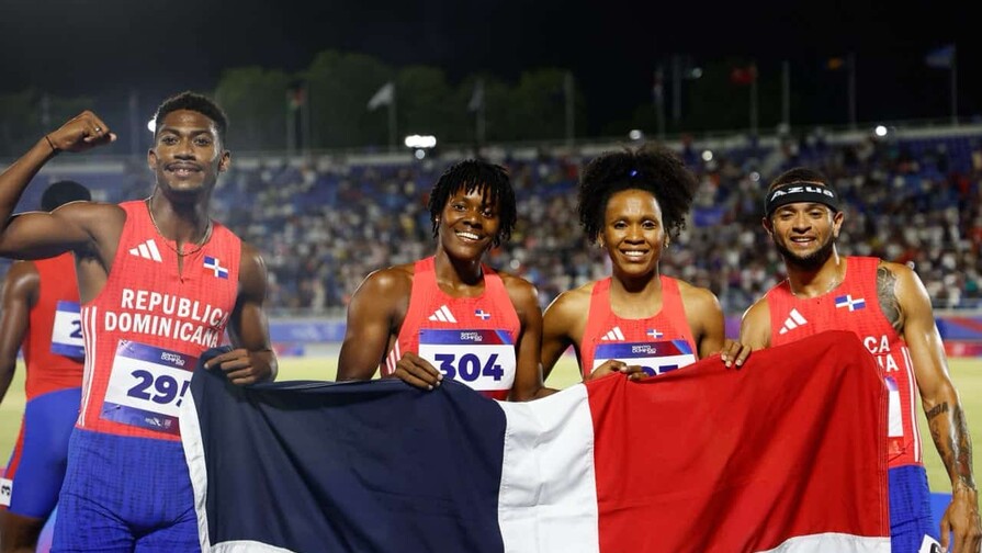 Marileidy Paulino lidera remontada y equipo mixto 4X400 de RD gana oro en JCC-2026