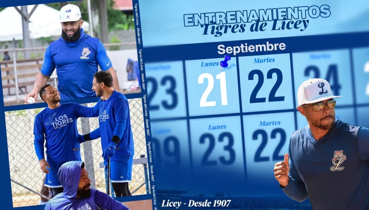 Tigres del Licey iniciarán entrenamientos el 21 de sept. para torneo-2026-27