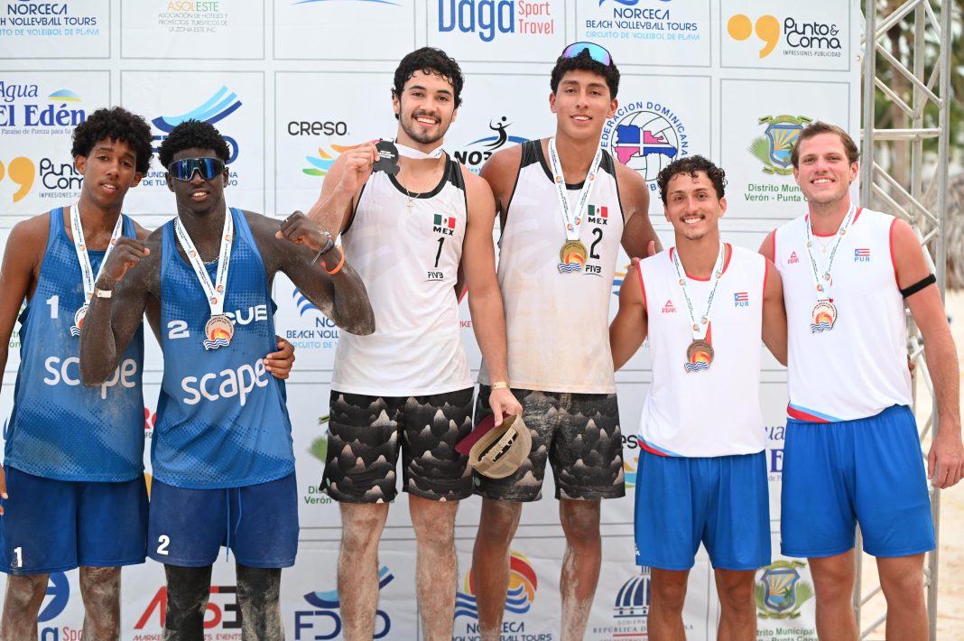 Mexicanos Carlos Andrés y Lares ganan oro ante Cuba en Tour NORCECA de Playa